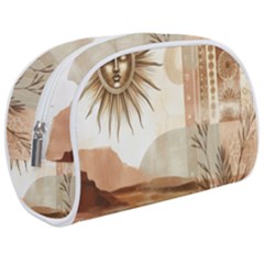 Abstract Sun Boho Bohemian Design Make Up Case (Medium) from ArtsNow.com