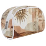 Abstract Sun Boho Bohemian Design Make Up Case (Medium)