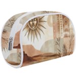 Abstract Sun Boho Bohemian Design Make Up Case (Large)