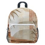 Abstract Sun Boho Bohemian Design Kids  Age 5-10 Lightweight School Backpack with Side Pockets