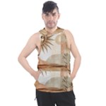 Abstract Sun Boho Bohemian Design Men s Sleeveless Hoodie