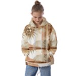 Abstract Sun Boho Bohemian Design Kids  Oversized Hoodie