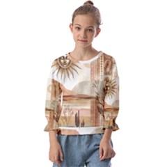 Kids  Cuff Sleeve Top 