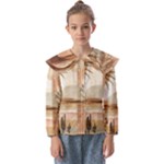 Abstract Sun Boho Bohemian Design Kids  Peter Pan Collar Blouse