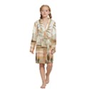 Kids  Long Sleeve Velvet Lounge Robe 