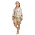 Kids  Long Sleeve Velvet Lounge Robe 