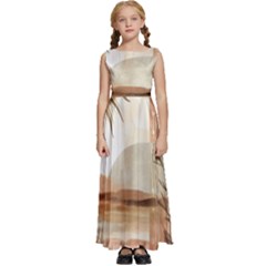 Kids  Satin Sleeveless Maxi Dress 