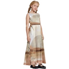 Kids  Satin Sleeveless Maxi Dress 