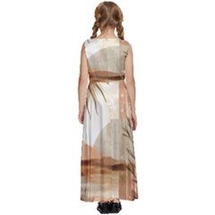 Kids  Satin Sleeveless Maxi Dress 