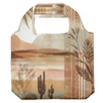 Abstract Sun Boho Bohemian Design Premium Foldable Grocery Recycle Bag