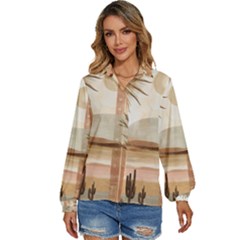 Women s Long Sleeve Button Up Shirt 