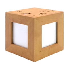 Wood Photo Frame Cube 