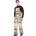 Men s Side Zip Front Pouch Ski And Snowboard Bib Pants	 