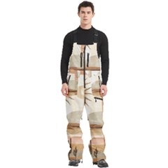 Men s Front Zip Ski And Snowboard Bib Pants 