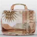 Abstract Sun Boho Bohemian Design Travel Toiletry Bag With Hanging Hook