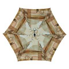 Abstract Sun Boho Bohemian Design Automatic Folding Umbrella with Case (Small) from ArtsNow.com