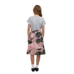 Kids  Ruffle Flared Wrap Midi Skirt 