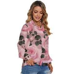 Women s Long Sleeve Button Up Shirt 