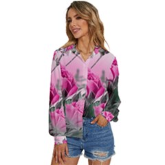 Women s Long Sleeve Button Up Shirt 