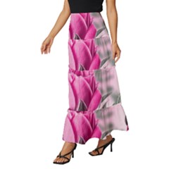 Tiered Ruffle Maxi Skirt 