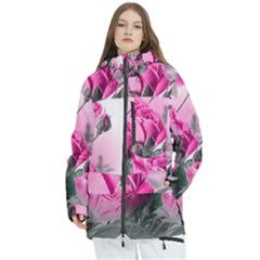 Women s Multi Pockets Zip Ski and Snowboard Waterproof Breathable Jacket 