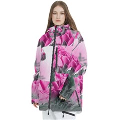 Women s Multi Pockets Zip Ski and Snowboard Waterproof Breathable Jacket 