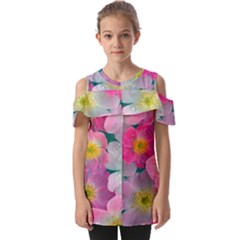 Fold Over Open Sleeve Top 