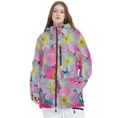 Women s Multi Pockets Zip Ski and Snowboard Waterproof Breathable Jacket 