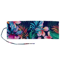 Hawaiian Flowers Hawaii Roll Up Canvas Pencil Holder (M) from ArtsNow.com