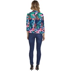 Women s Casual 3/4 Sleeve Spring Jacket 