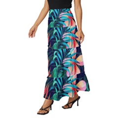 Tiered Ruffle Maxi Skirt 