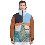 Custom Mix Color Any Text Name Men s Pullover Zip Ski and Snowboard Waterproof Breathable Jacket