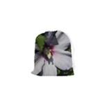 Purple Mallow Flower Drawstring Pouch (XS)