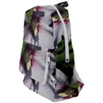 Purple Mallow Flower Travelers  Backpack