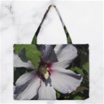 Purple Mallow Flower Medium Tote Bag