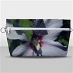 Purple Mallow Flower Handbag Organizer