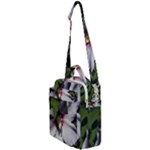 Purple Mallow Flower Crossbody Day Bag