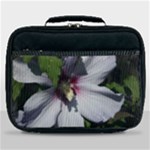 Purple Mallow Flower Lunch Bag