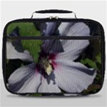 Purple Mallow Flower Full Print Lunch Bag