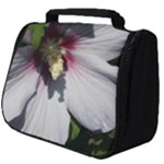 Purple Mallow Flower Full Print Travel Pouch (Big)