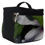 Purple Mallow Flower Make Up Travel Bag (Small)