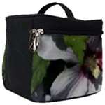 Purple Mallow Flower Make Up Travel Bag (Big)