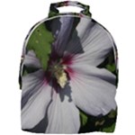 Purple Mallow Flower Mini Full Print Backpack