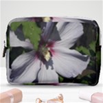 Purple Mallow Flower Make Up Pouch (Medium)