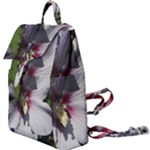 Purple Mallow Flower Buckle Everyday Backpack