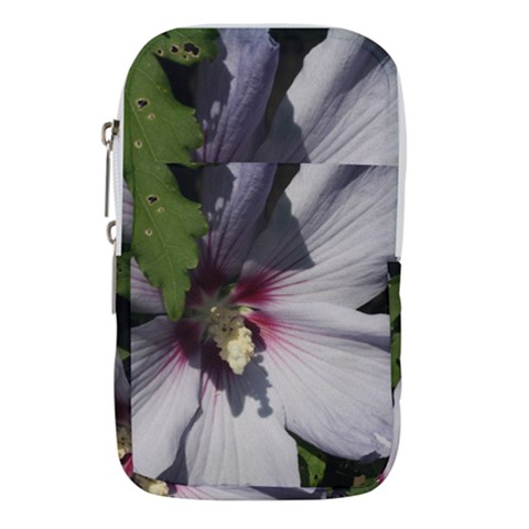 Purple Mallow Flower Waist Pouch (Small) from ArtsNow.com