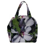 Purple Mallow Flower Boxy Hand Bag