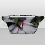 Purple Mallow Flower Waist Bag 