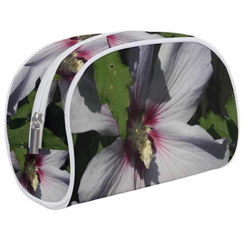 Purple Mallow Flower Make Up Case (Medium) from ArtsNow.com