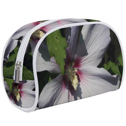 Purple Mallow Flower Make Up Case (Large) from ArtsNow.com